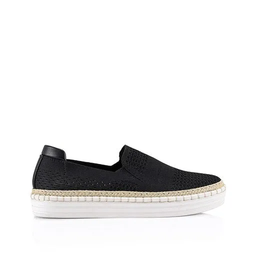 Queen Slip On Sneakers - Black (SALE)