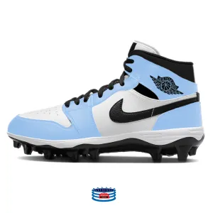 "University Blue” Jordan 1 TD Cleats