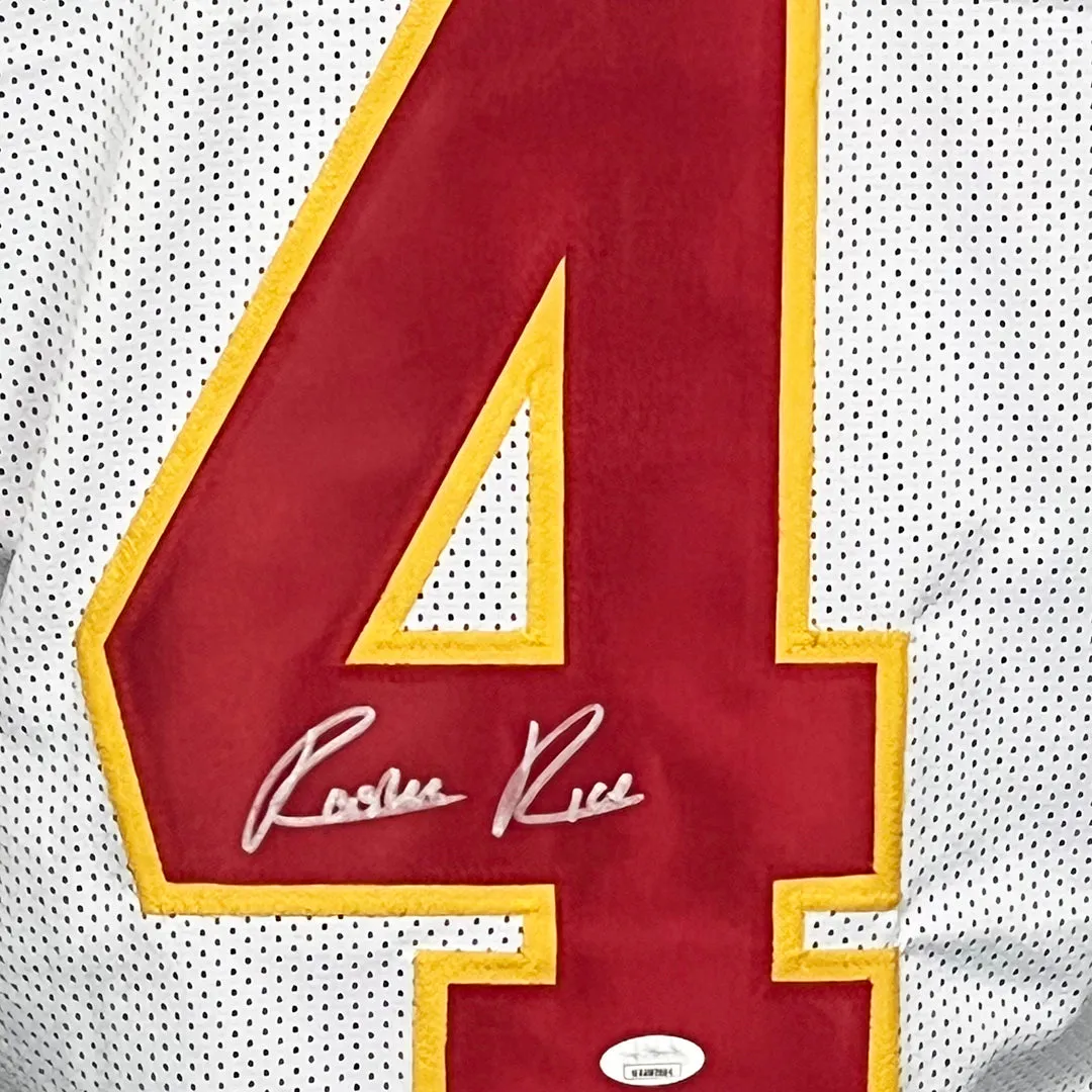 Rashee Rice Signed Kansas City White Football Jersey (JSA)