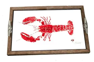 Red Lobster Driftwood Tray