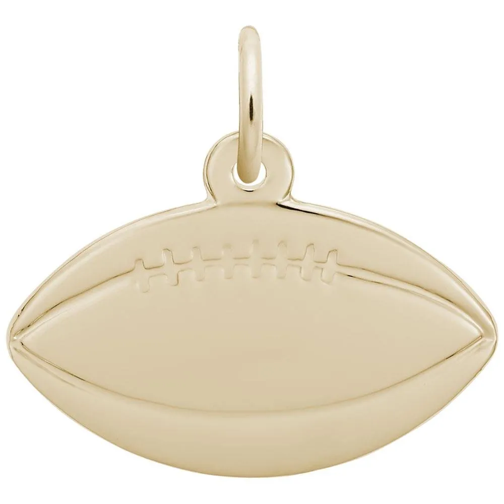 Rembrandt Charms - Flat Football Charm - 7787