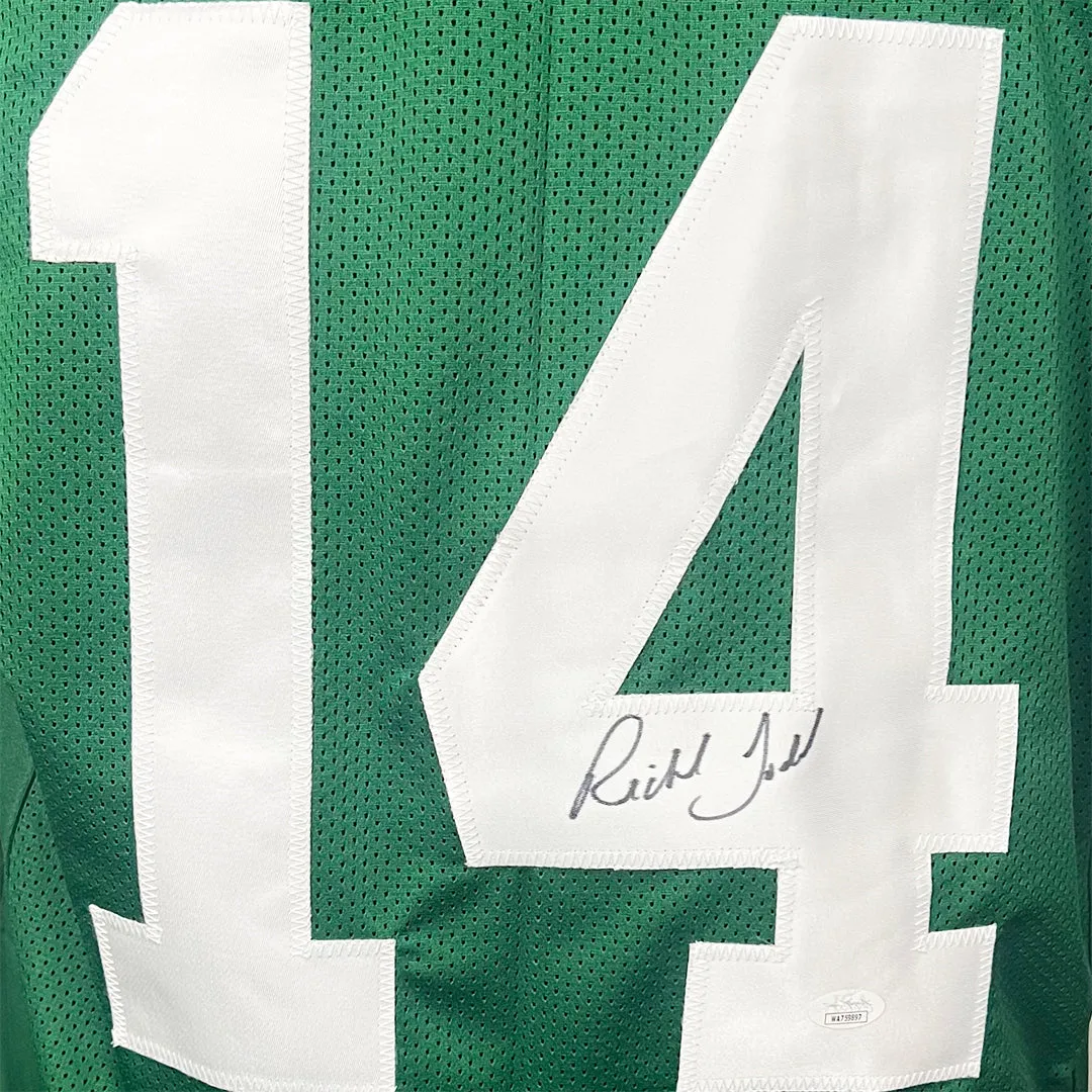 Richard Todd Signed New York Green Football Jersey (JSA)