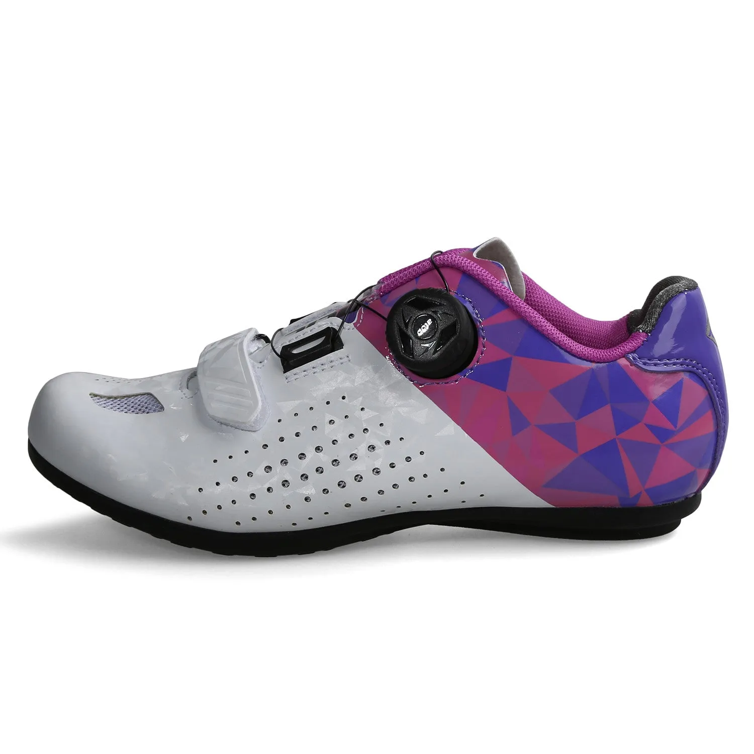 Santic Athena Purple Women Road MTB Cycling Shoes Bike Cleats not Compatible