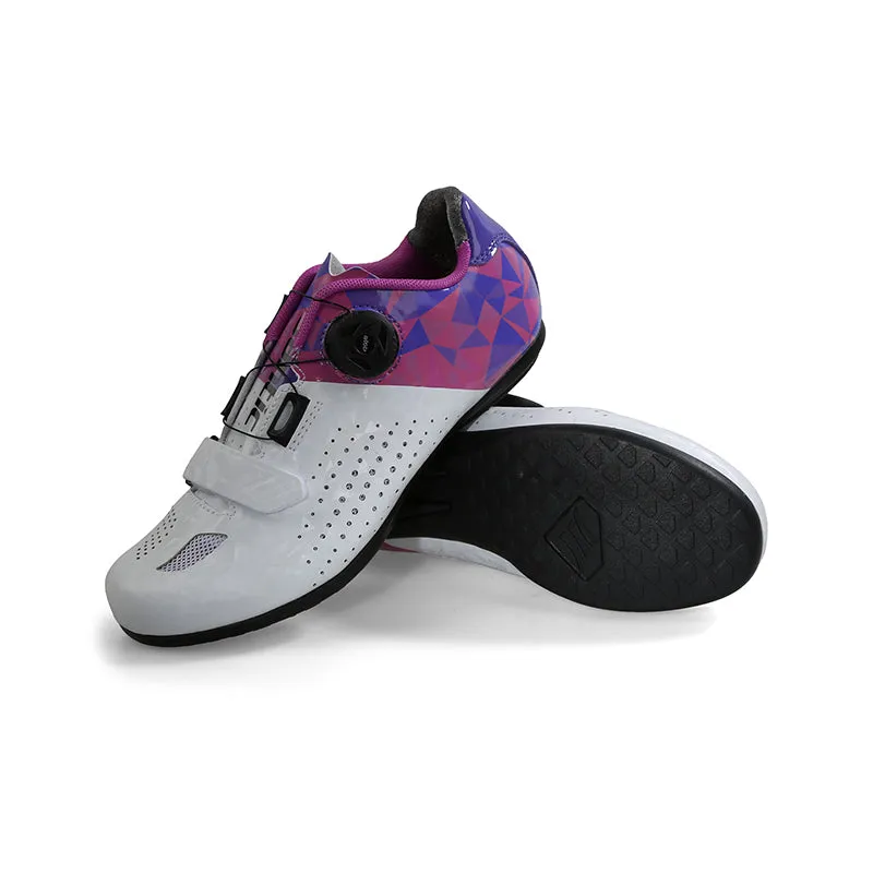 Santic Athena Purple Women Road MTB Cycling Shoes Bike Cleats not Compatible