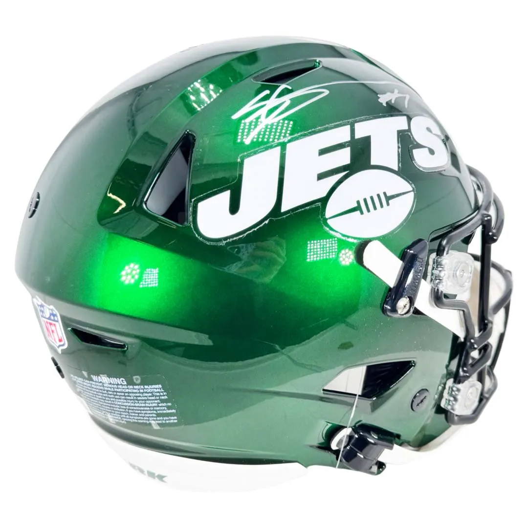 Sauce Gardner Signed New York Jets Authentic SpeedFlex Full-Size Football Helmet (Beckett)