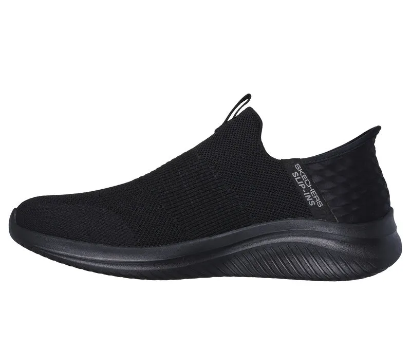 'Skechers' Men's Slip-Ins: Ultra Flex 3.0-Smooth Step - Black (Wide)