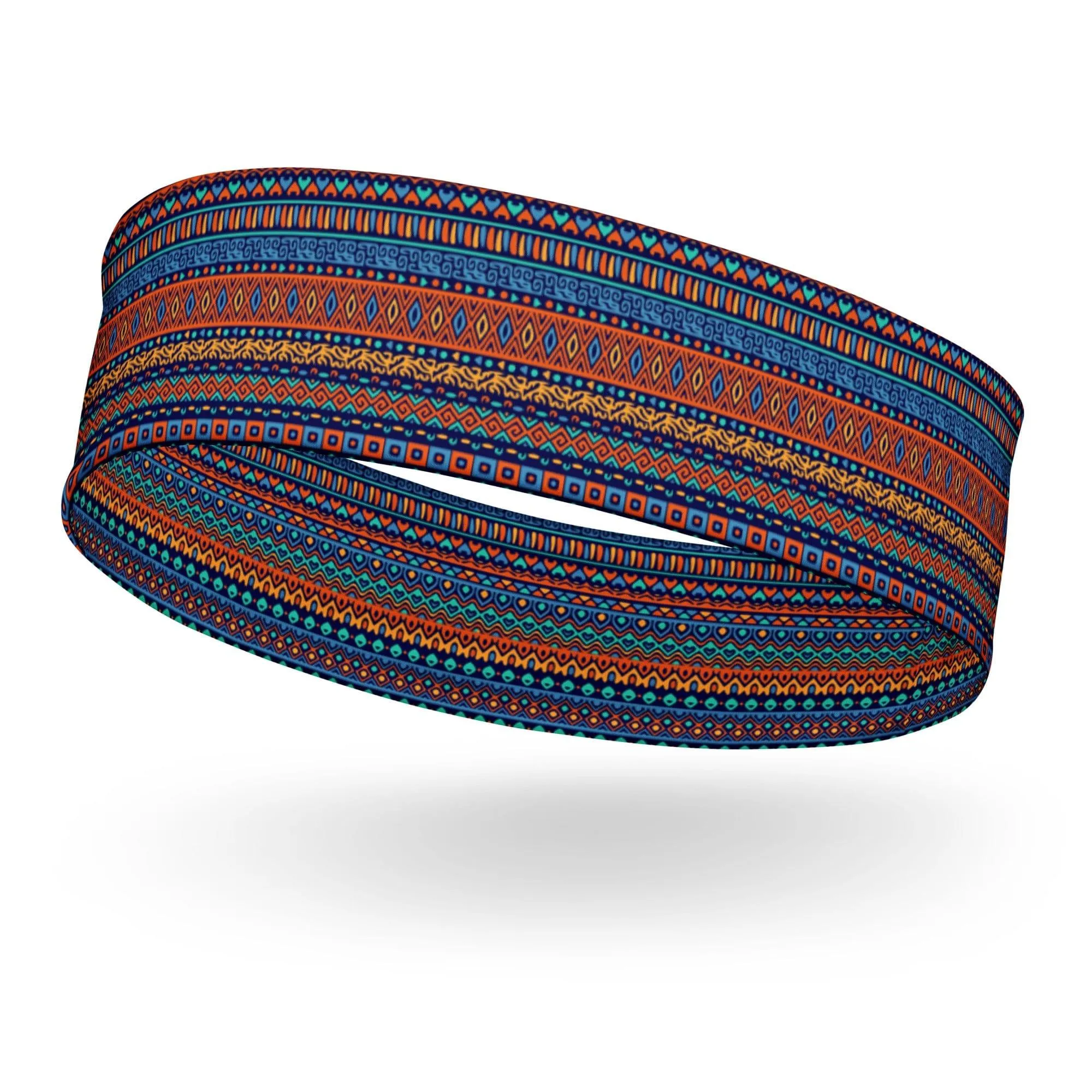 Sports Headband Traditional Native American Tribal Pattern Quick Unisex Headband