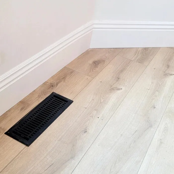 Steel Modern Vent Cover - Black