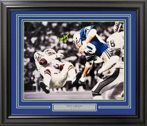 Steve Largent Autographed Framed 16x20 Photo Seattle Seahawks "HOF 95" MCS Holo Stock #212653