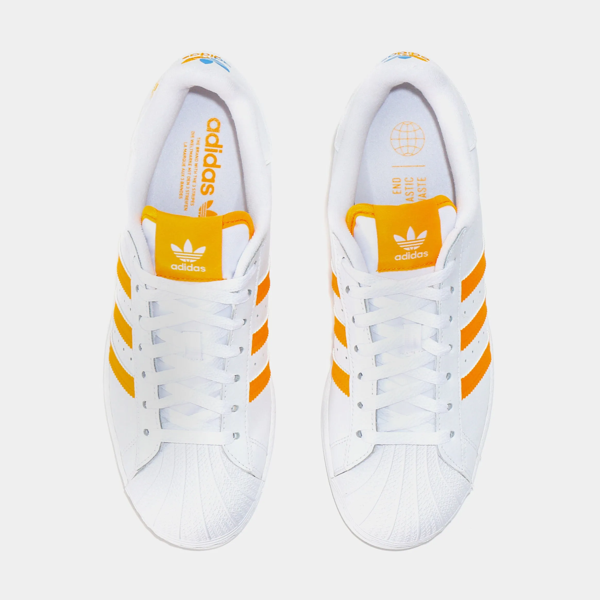 Superstar Mens Lifestyle Shoes (White/Yellow)