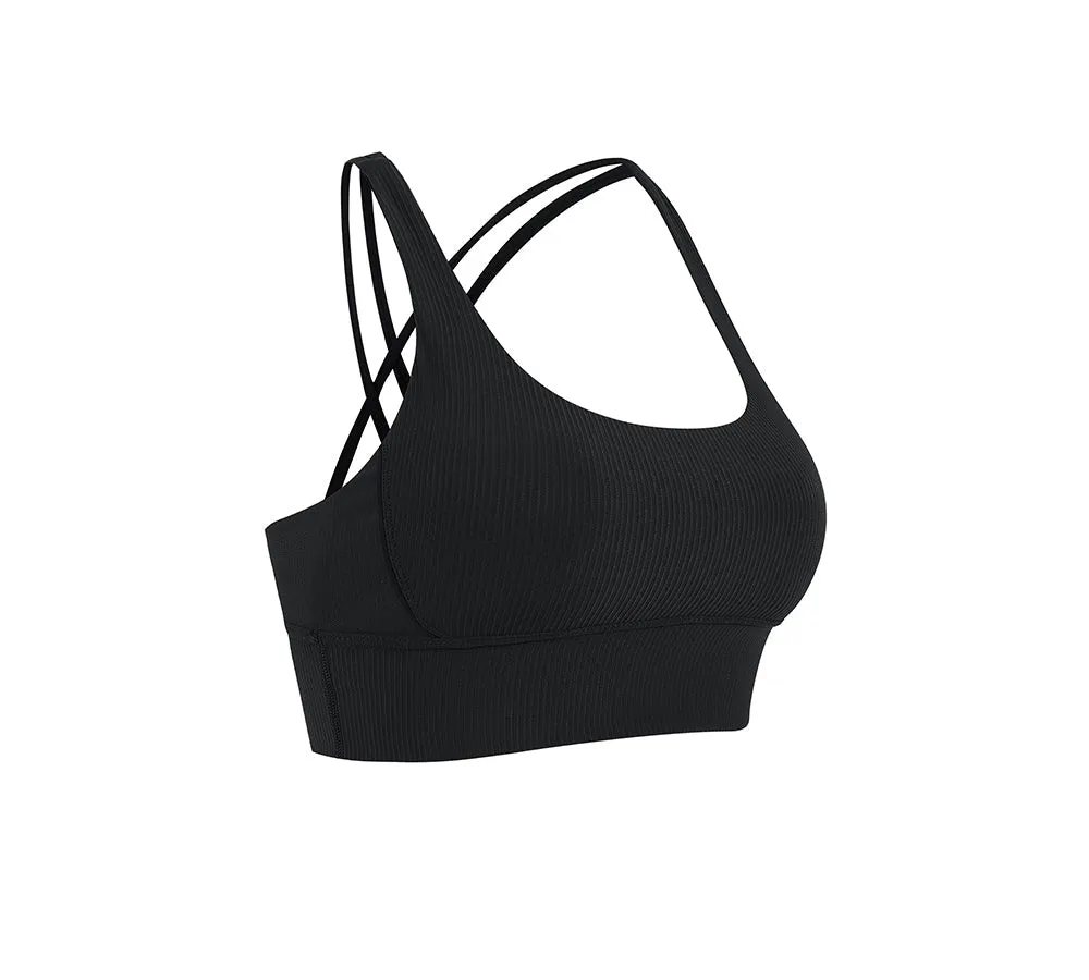 TARRAMARRA® Criss-cross Back Flow Ribbed Sports Bra