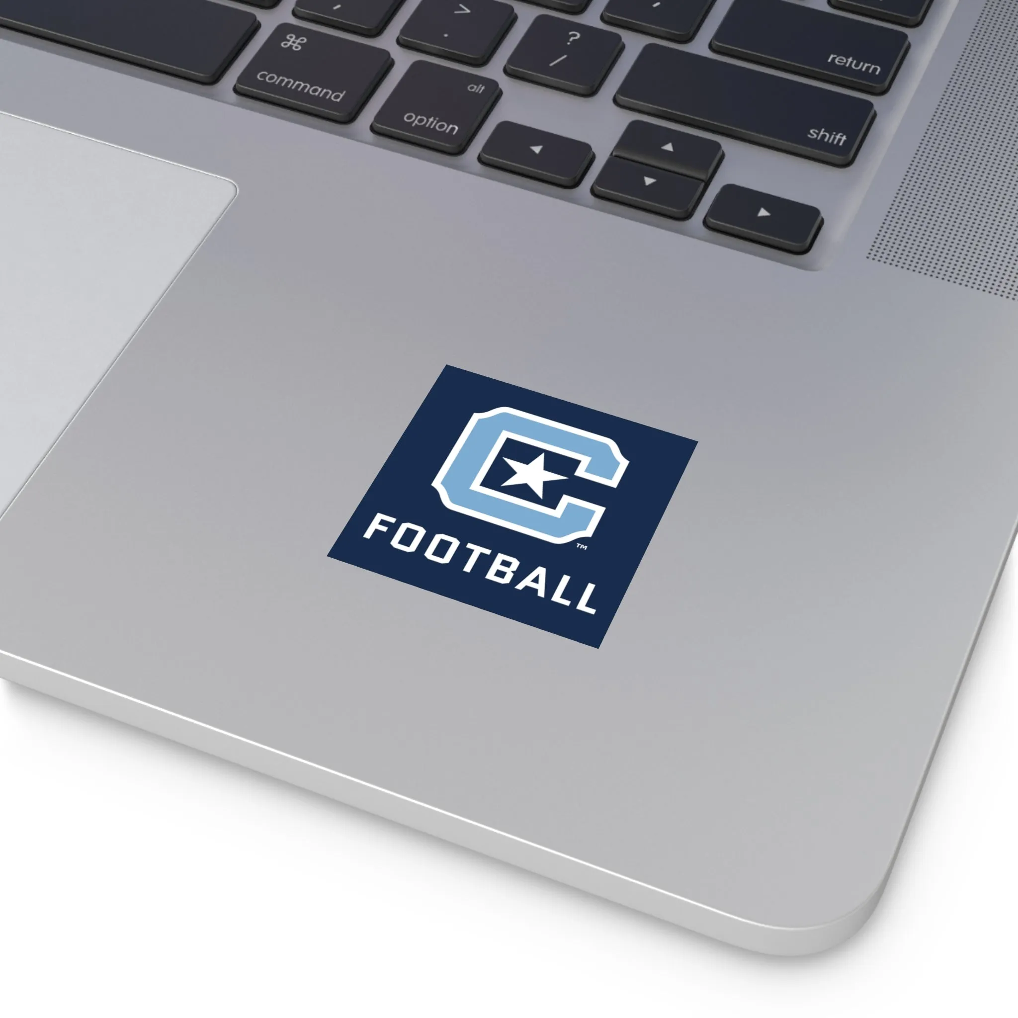 The Citadel Block C Logo, Sports Football, Square Stickers, Indoor\Outdoor