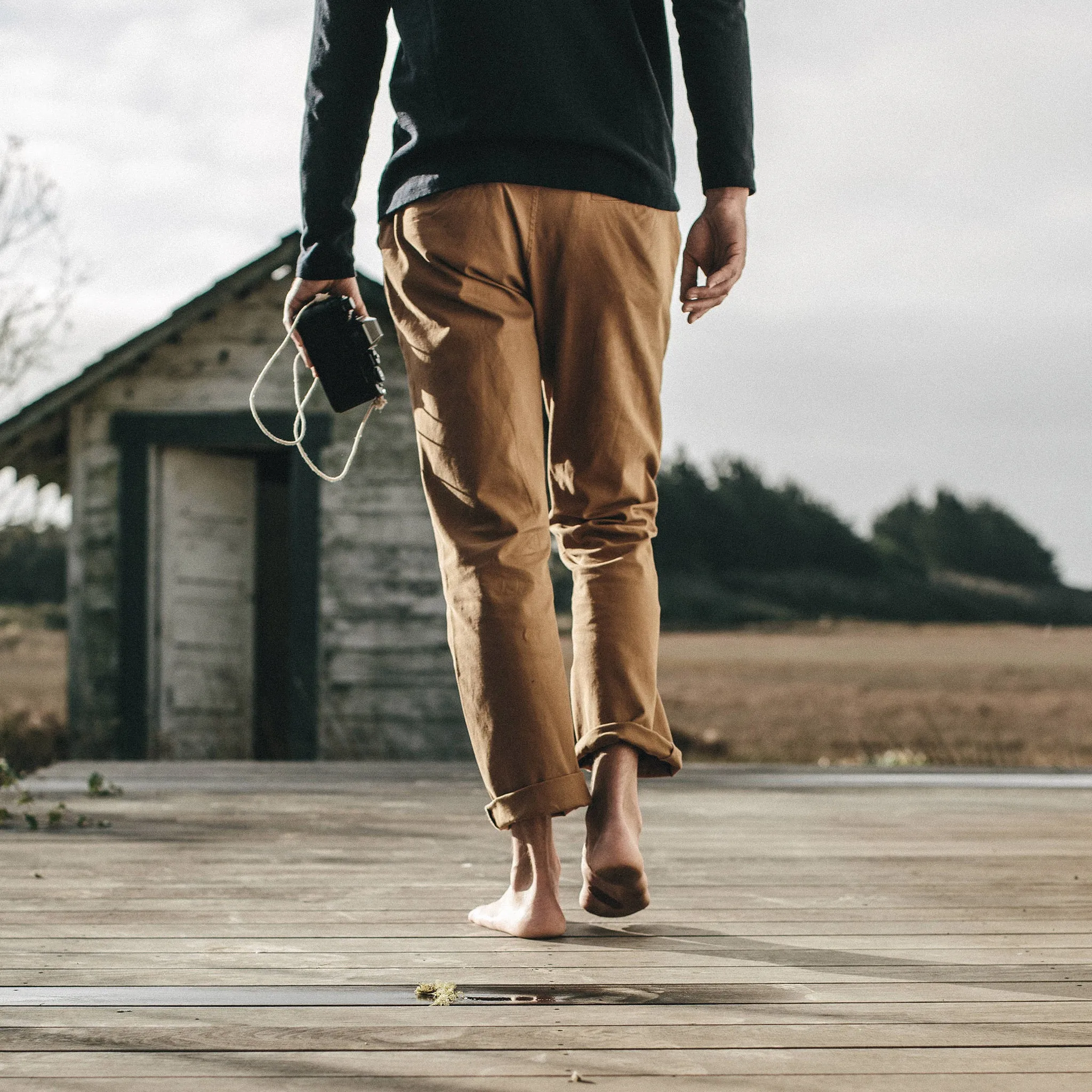 The Democratic Chino in Organic British Khaki