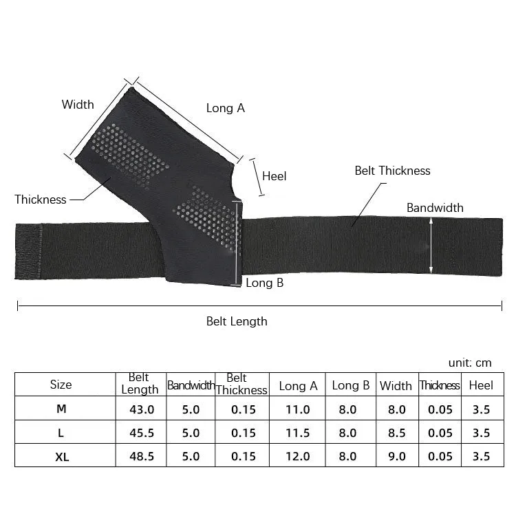 Thin Anti-Slip Dispensing Sports Compression Bandage Ankle Brace, Specification: XL(Skin Color)