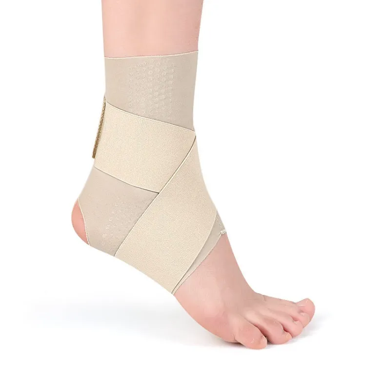 Thin Anti-Slip Dispensing Sports Compression Bandage Ankle Brace, Specification: XL(Skin Color)