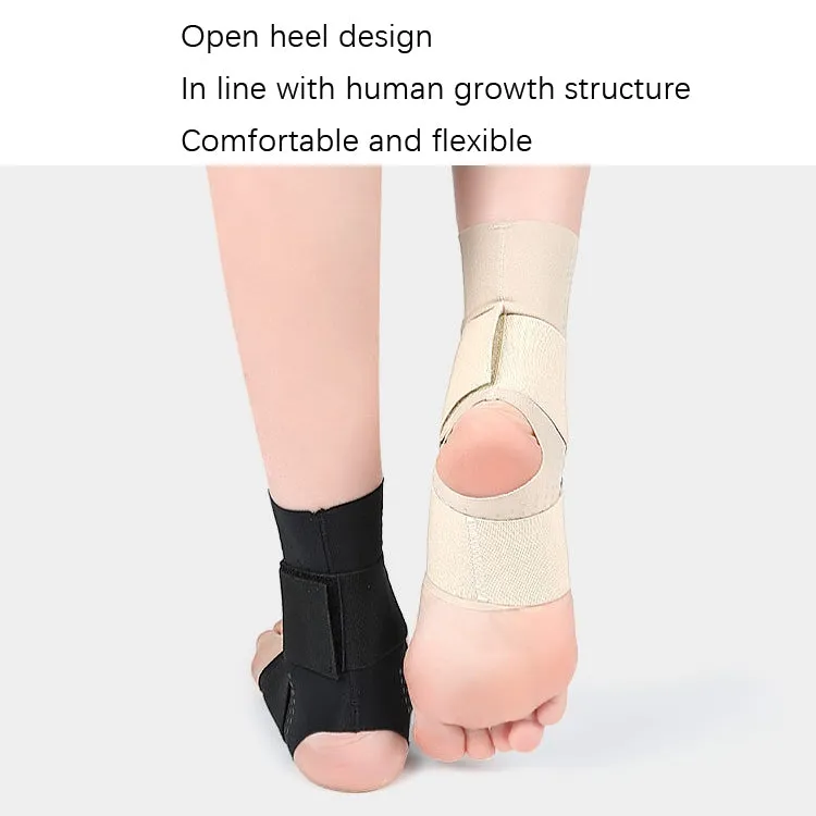 Thin Anti-Slip Dispensing Sports Compression Bandage Ankle Brace, Specification: XL(Skin Color)