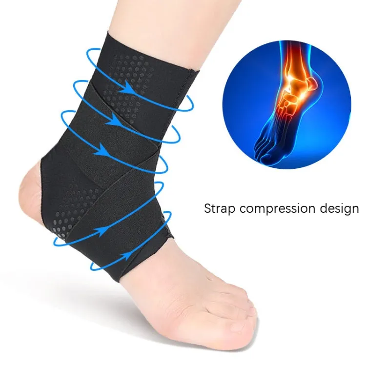 Thin Anti-Slip Dispensing Sports Compression Bandage Ankle Brace, Specification: XL(Skin Color)