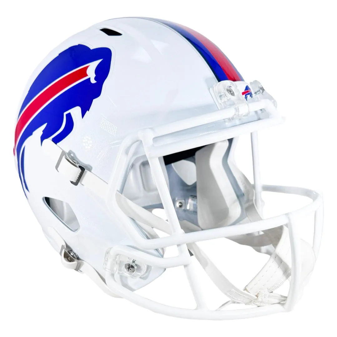 Thurman Thomas Signed Buffalo Bills Current Speed Full-Size Replica Football Helmet (Beckett)