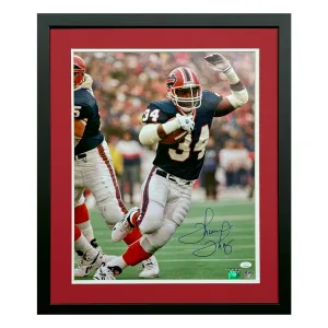 Thurman Thomas Signed Buffalo Bills Framed 16x20 Photo