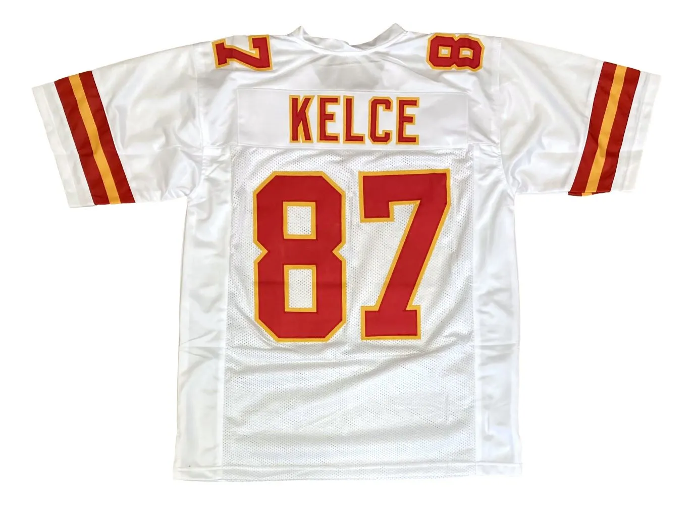 Travis Kelce Kansas City White Football Jersey