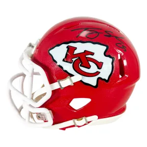 Trey Smith Signed Kansas City Chiefs Speed Mini Football Helmet (Beckett)