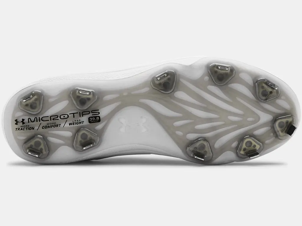 Under Armour Yard MT Metal Baseball Cleat - White