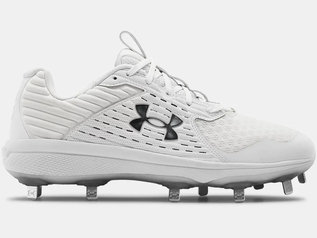 Under Armour Yard MT Metal Baseball Cleat - White