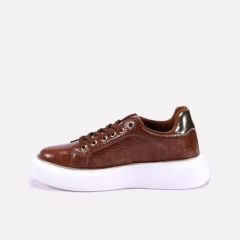 Urban Vibe Brown Platform Sneakers 0440699