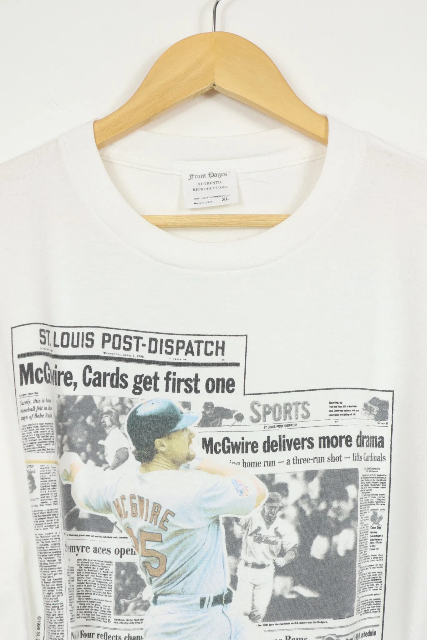 Vintage Mark McGwire Quest for 62 Tee