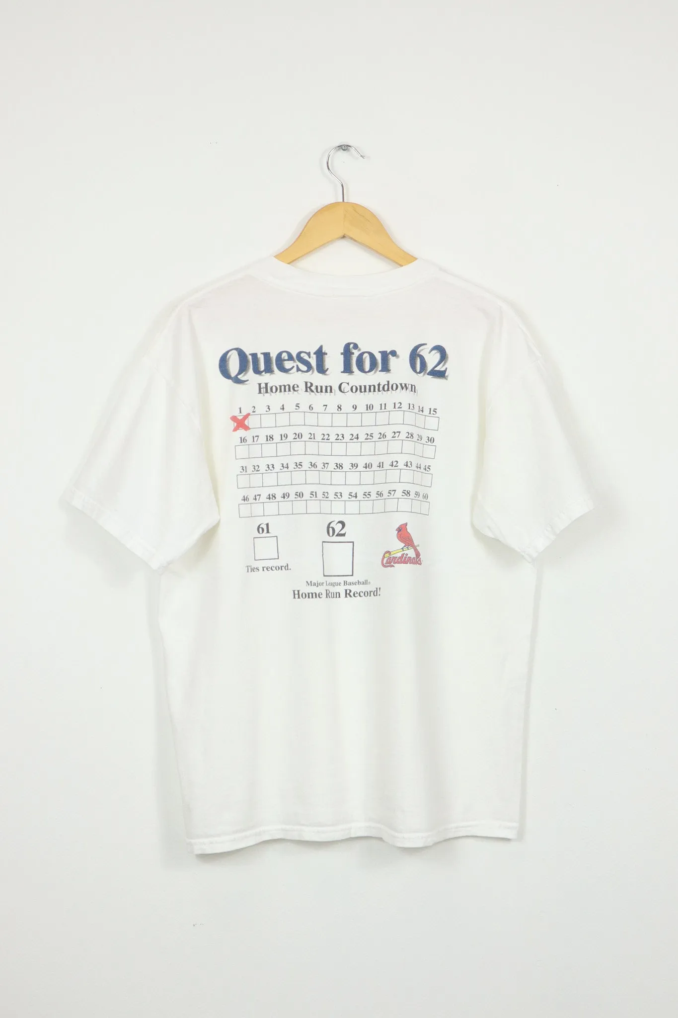 Vintage Mark McGwire Quest for 62 Tee