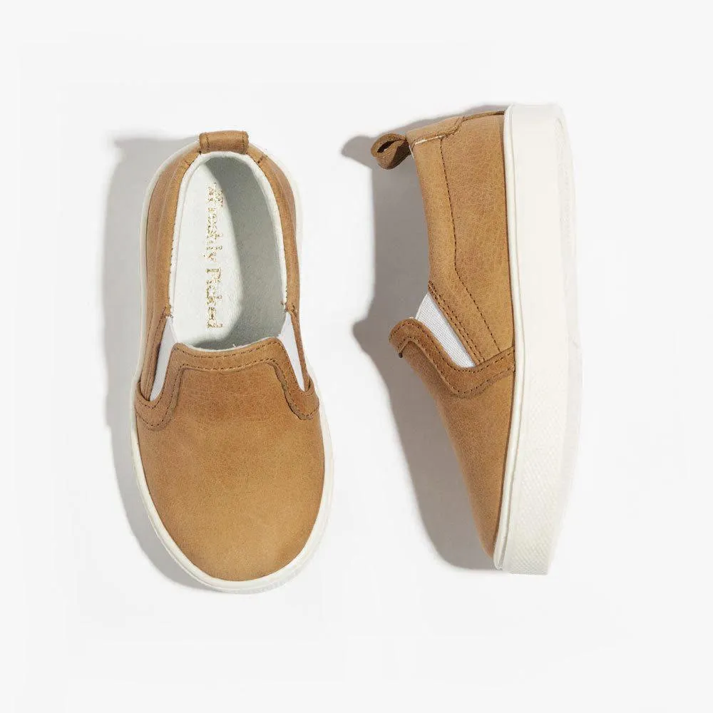 Weathered Brown Slip-On Sneaker