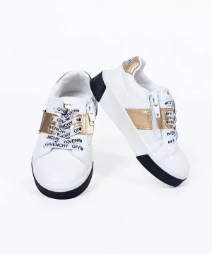 White Colored Laced Party Shoes for Kids