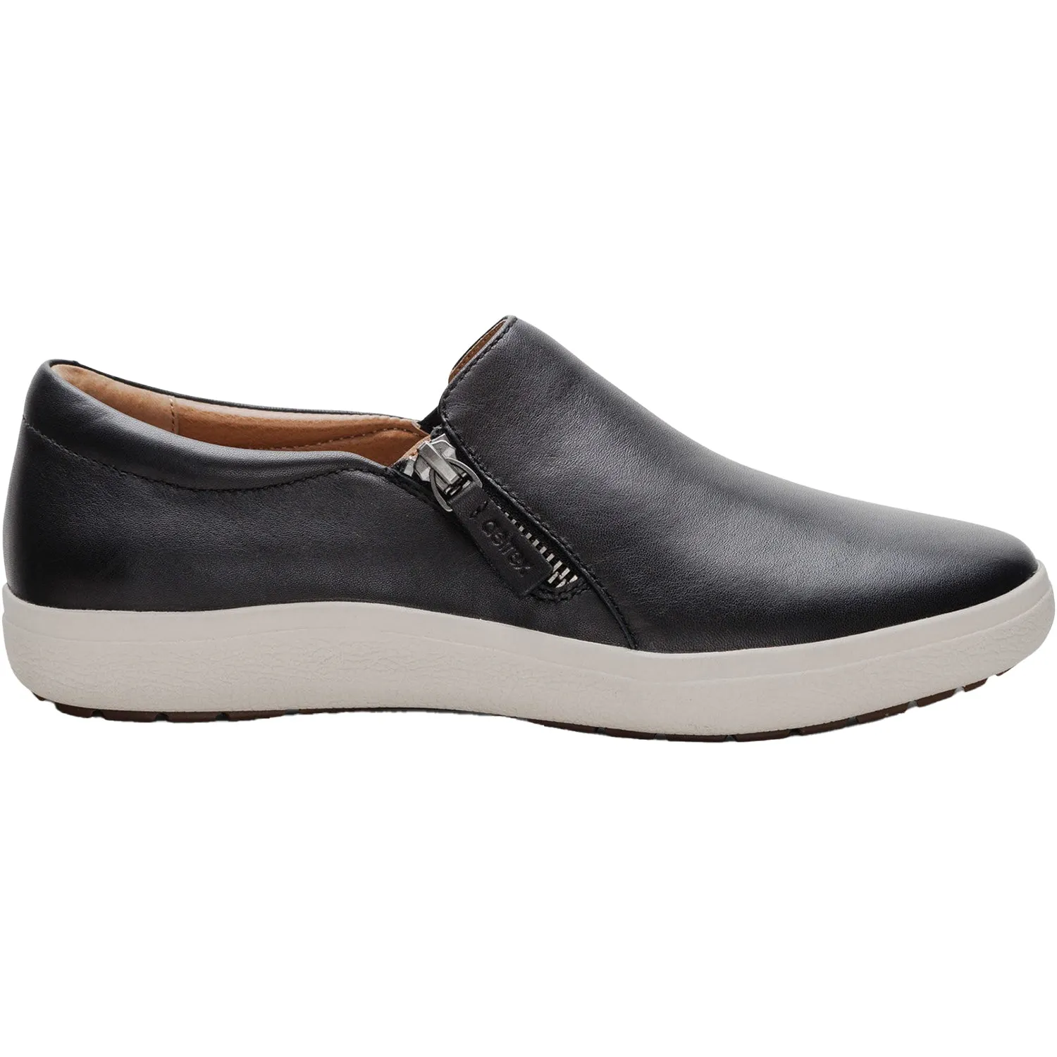 Women's Aetrex Jenna Black Leather