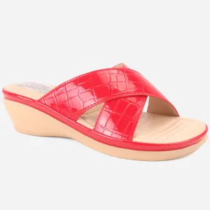 Womens "JOSEPHINE" Comfy Summer Wedge Slippers